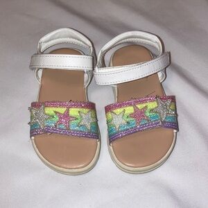 Wonder Nation Multicolor Starry Kids Sandals